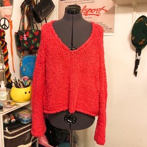 Free People Oversized Knit Sweater